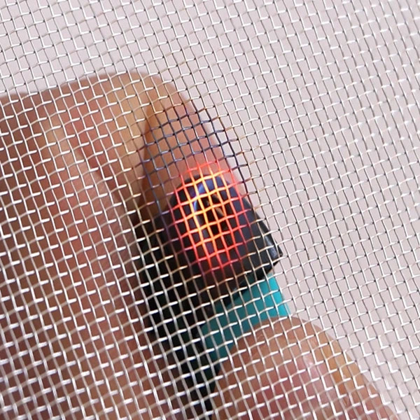 0.24mm 1.2mm Μέγεθος ανοίγματος Αλουμίνιο Εικονική οθόνη εντόμων