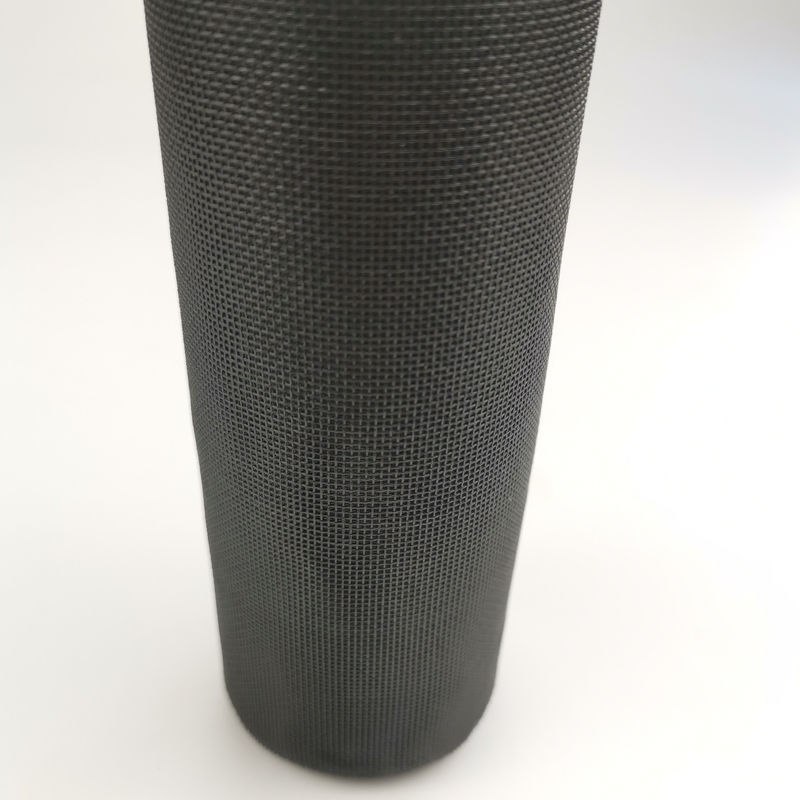 Ελαφρύς βάρος μαύρη PET Mesh Screen Rolls 280g/m2 Εύκολη εγκατάσταση για διάφορες εφαρμογές
