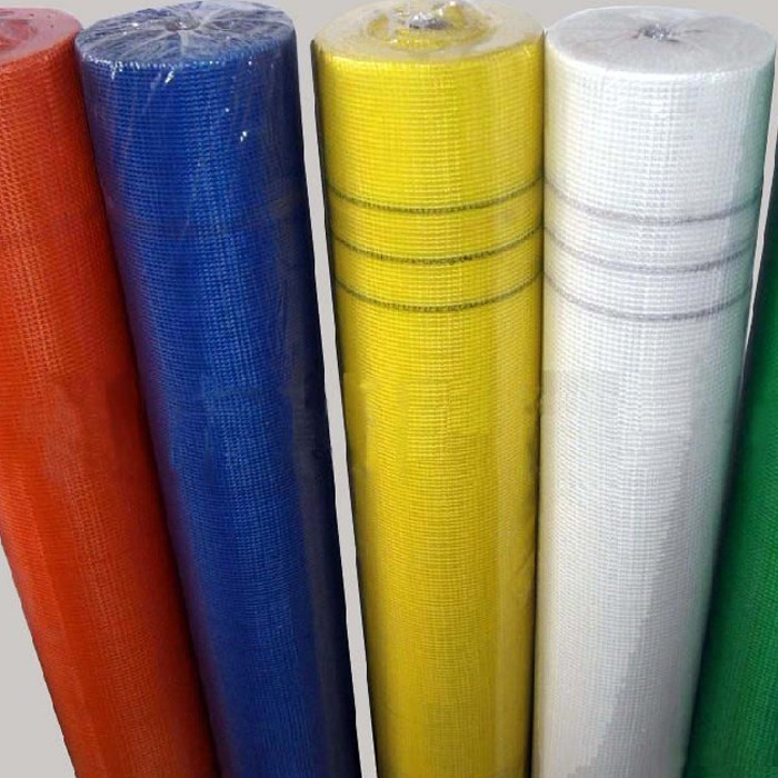 5*5mm Apertue Fiberglass Mesh σε μπλε χρώμα για υλικά C-γυαλί