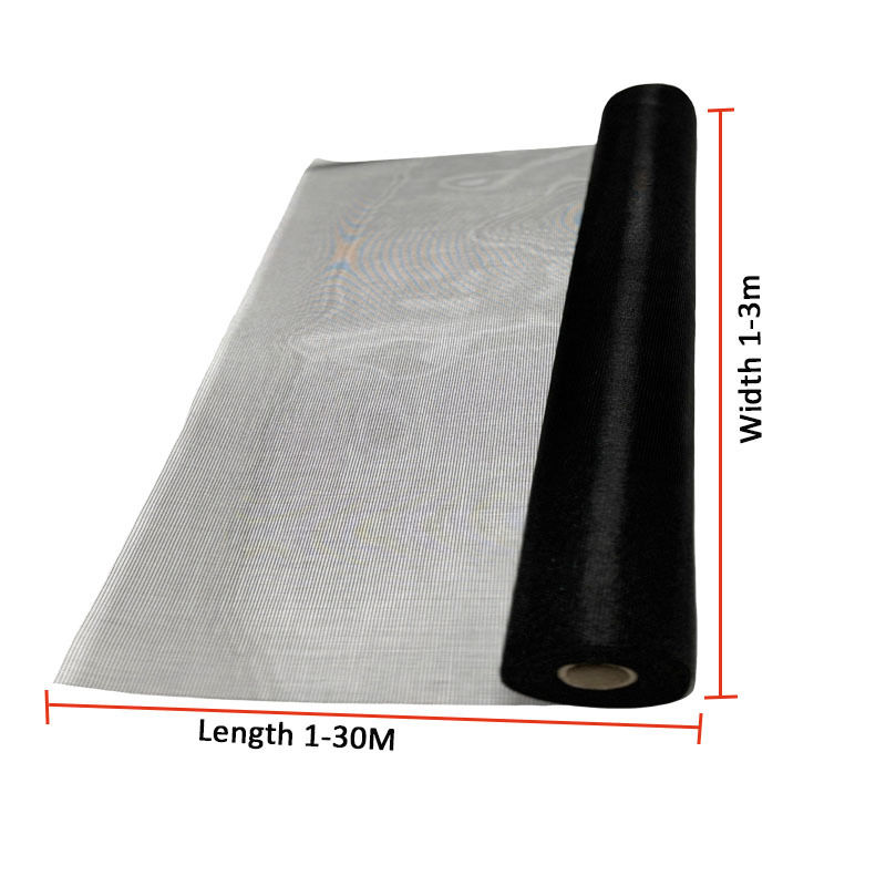 Προσαρμόσιμο πλέγμα κουνουπιών από fiberglass 22*22 με κίτρινη επίστρωση, διάμετρο σύρματος 0,28mm και πλάτος 1,2m