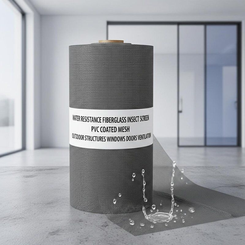 Ανθεκτικότητα στο νερό Φυτογυάλινη οθόνη εντόμων PVC επικαλυμμένο δίχτυ ιδανικό για εξωτερικές δομές παράθυρα πόρτες και ανοίγματα αερισμού