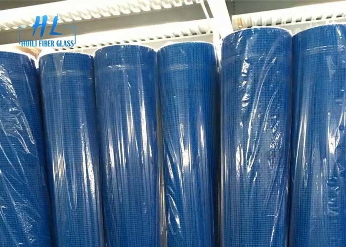 Μπλε πλέγμα καλωδίων φίμπεργκλας, ταινία ραφών φίμπεργκλας γυαλιού Γ για την ενίσχυση τοίχων