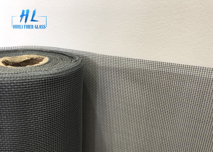 120g 18*16 καθιστούν αλεξίπυρα το γκρίζου δίκτυο κουνουπιών φίμπεργκλας χρώματος για το παράθυρο και το φίλτρο