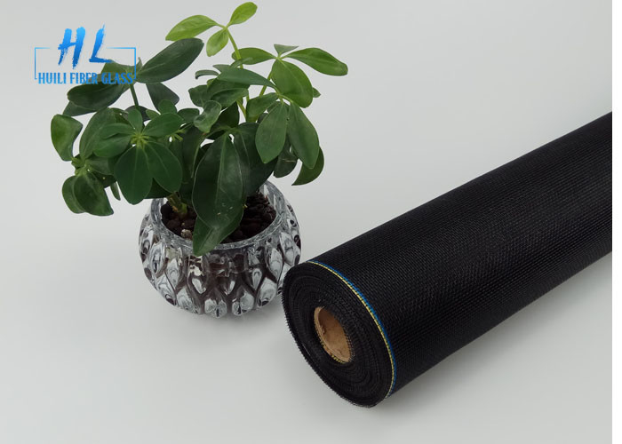 οθόνη παραθύρων εντόμων φίμπεργκλας 90G 110G 18*16 στο γκρίζο ή μαύρο χρώμα