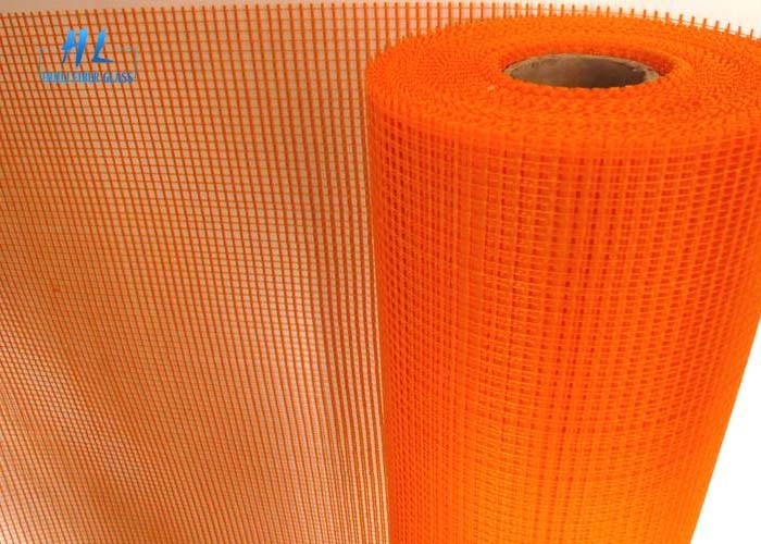 Μαλακό πλέγμα 145g 5*5mm πορτοκαλί πλέγμα εντόμων φίμπεργκλας για την ενίσχυση