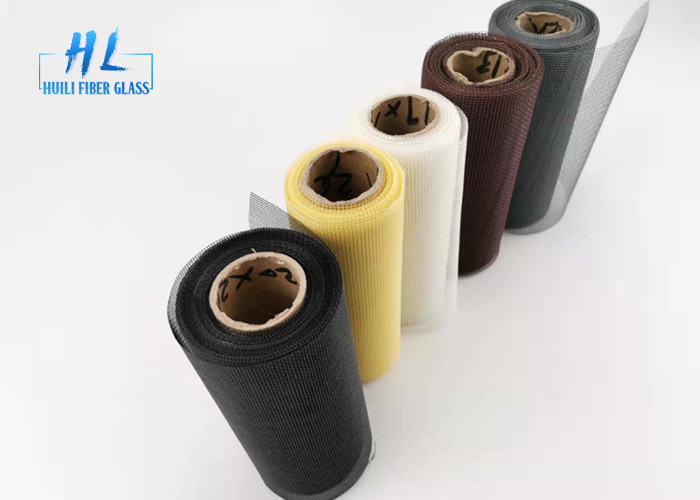 Πυρκαγιά - γκρίζο χρώμα πλέγματος 17*14 110gsm οθόνης εντόμων φίμπεργκλας καθυστερούντω