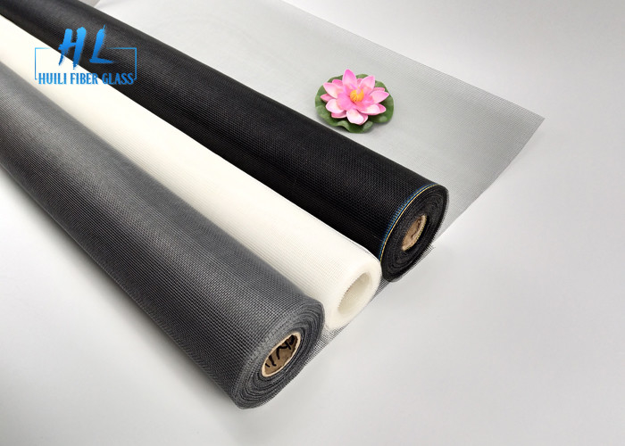 Μαύρο γκρι λευκό υαλοπίνακα Fly Screen 0.011 ίντσες Plain Weave Mesh για πόρτες και παράθυρα