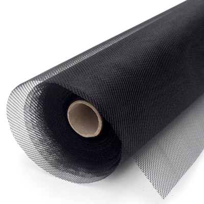 6ft-9ft μήκος άνθρακα PVC ίνες γυαλιού Insct Screen Roll με διάμετρο 0,33mm σύρματος εύκολη εγκατάσταση