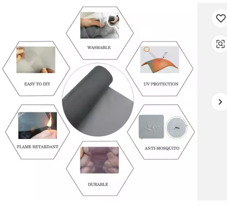 0.25mm πάχος πράσινη γυάλινη ίνες Mosquito Mesh για πράσινη και άνετη διαβίωση
