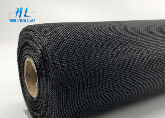 Αντι γκρίζα ντυμένη PVC οθόνη μυγών φίμπεργκλας κουνουπιών 18*16 115g